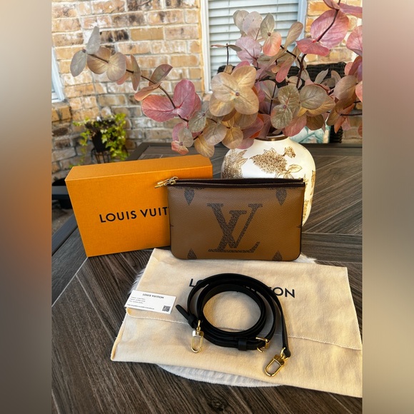 Monogram Giant Double Zip Pochette #3 - Picture 16 of 16